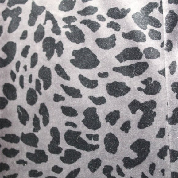 Chico's Velour Animal-Print Legging Pants Gray Black Plus Size 4 20/22 H12256 - Picture 4 of 9